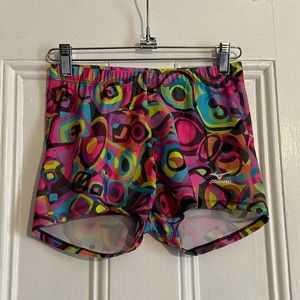 NEW Neon Retro Pattern Spandex / Bike Shorts